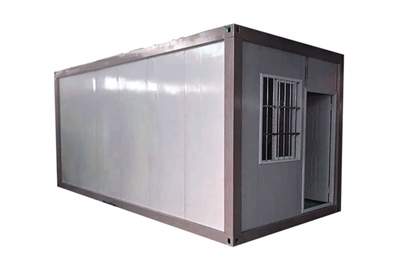 Nhà container đóng gói phẳng đúc sẵn 20ft di động Văn phòng tiết kiệm chi phí